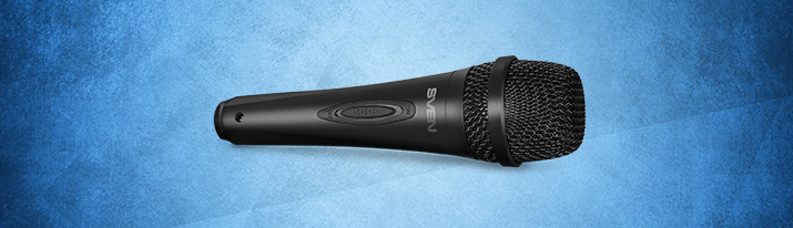 SVEN MK-130 wired dynamic microphone — the voice everyone hears 