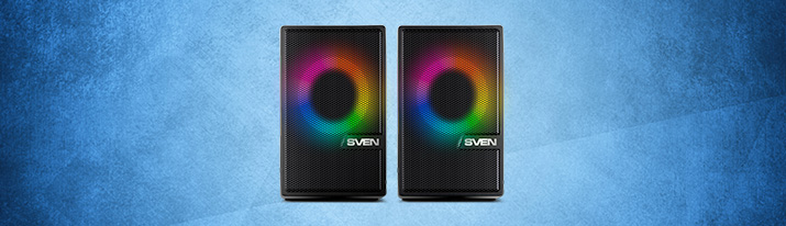 SVEN G342 speaker system — stylish sound on the work desk