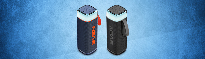 SVEN PS-305 and PS-310 portable speakers — 30W power and up to 16 hours of battery life