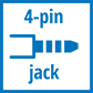 4-pin jack
