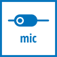 Microphone on cable